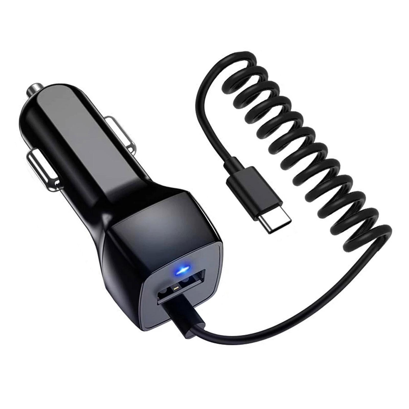 Fast Car Charger USB TYPE C Cigarette Lighter Socket For Phones ...