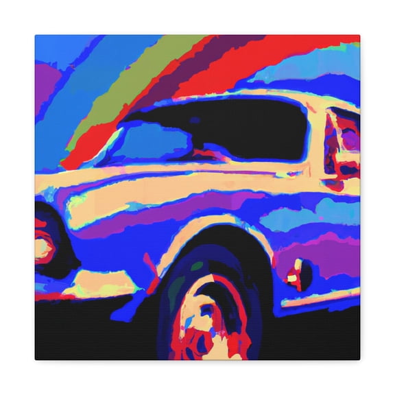 Fast Car Pop Art - Canvas