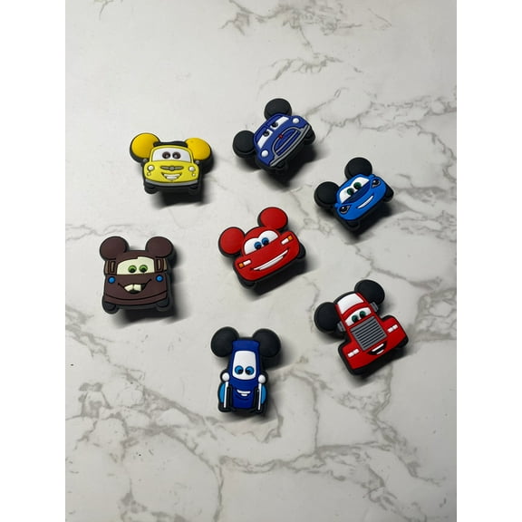 Fast Cars Shoe Charms