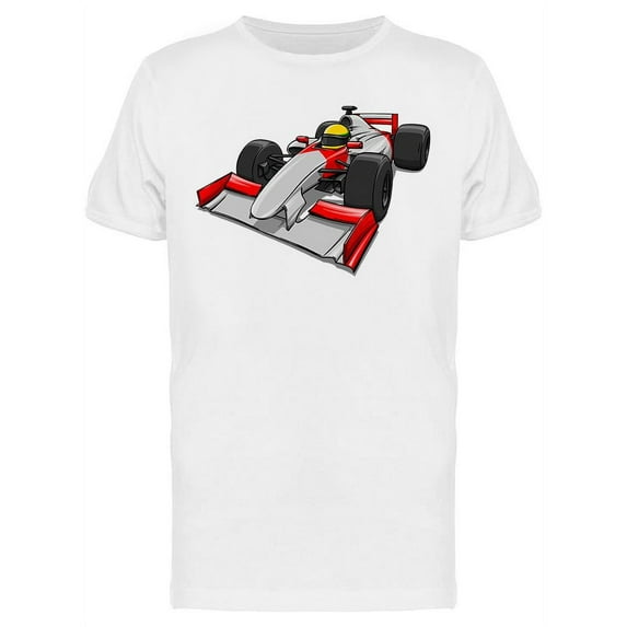 Fast Cartoon Racing Car T-Shirt Men -Image by Shutterstock, Male 3X-Large