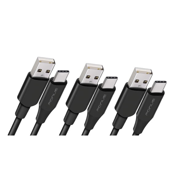 Fast Charge 3ft, 6ft and 10ft Long USB-C Cable for HMD Barbie - TYPE-C Cord Power Wire Sync High Speed for HMD Barbie