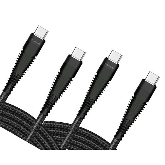 Fast Charge 6ft and 10ft Long PD USB-C Cables for Google Pixel 7/Pro/6a/6/Pro Phones - TYPE-C to TYPE-C Cord Power Wire USB-C to USB-C Data Sync High Speed  Compatible With Pixel 7/Pro/6a/6/Pro Models