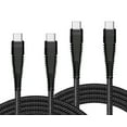 thumbnail image 1 of Fast Charge 6ft and 10ft Long PD USB-C Cables for Motorola Razr+ (2023) Phone - TYPE-C to TYPE-C Cord Power Wire USB-C to USB-C Data Sync High Speed for Motorola Razr Plus (2023), 1 of 6