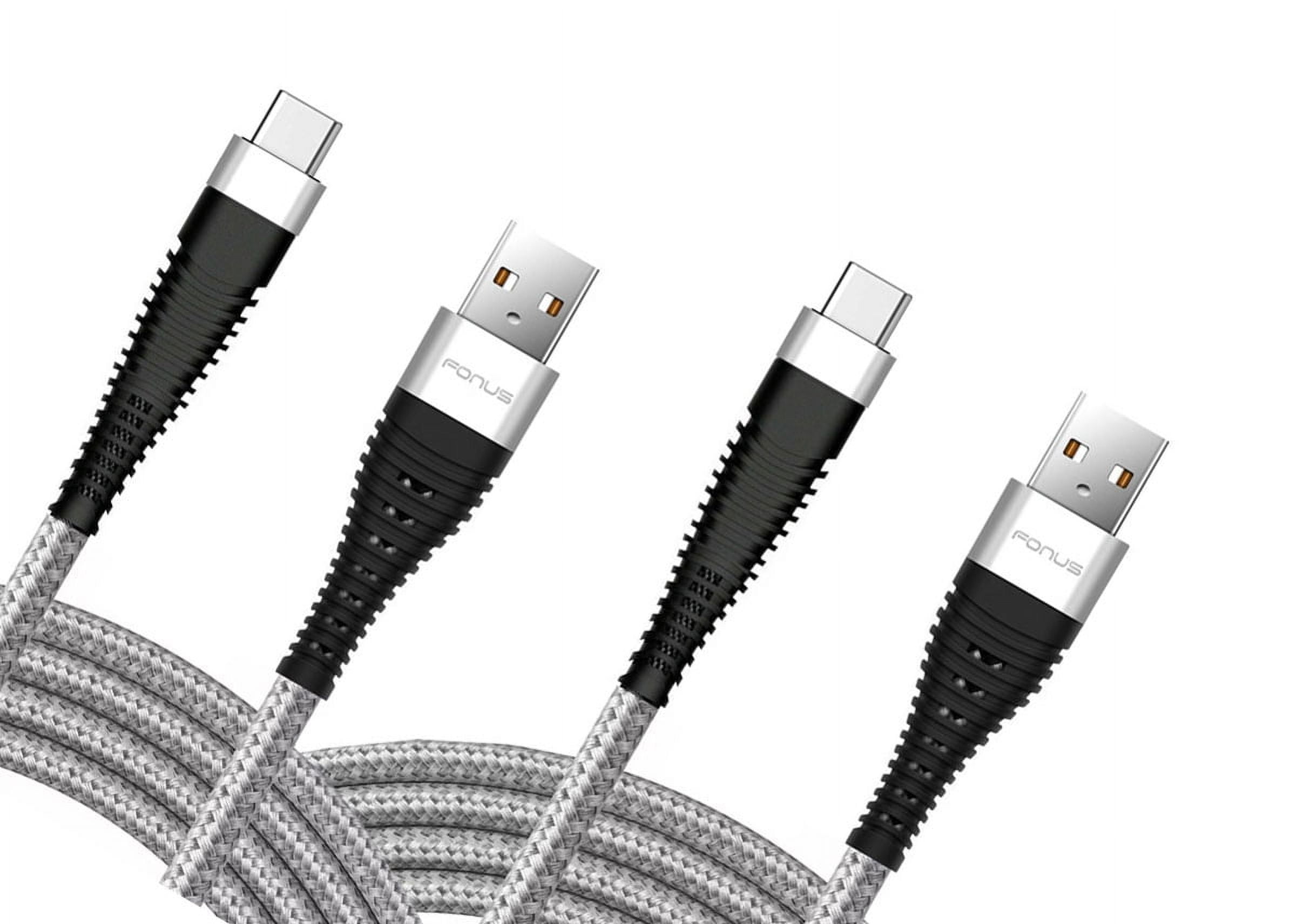 Fast Charge 6ft and 10ft Long USB-C Cables for Samsung Galaxy A14 5G Phone - TYPE-C Cord Power Wire Data Sync Braided High Speed D1D Compatible With Galaxy A14 5G Model