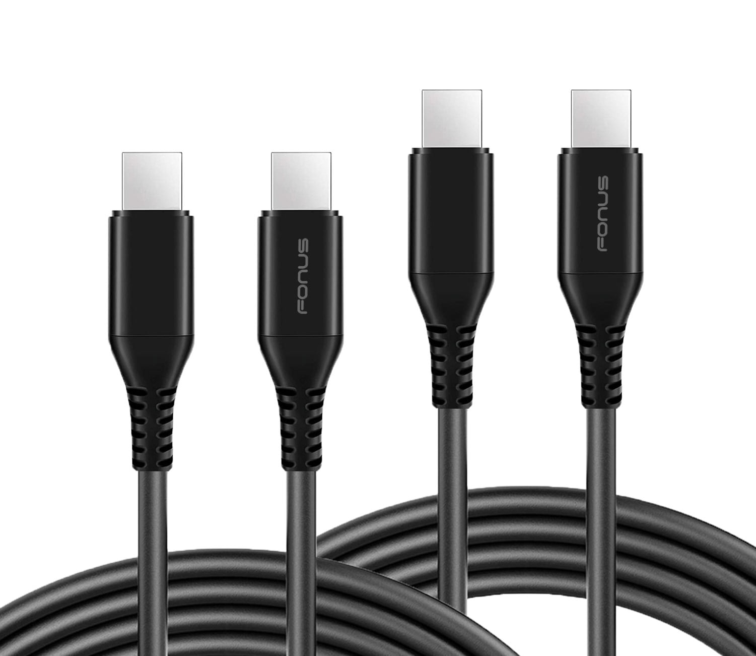Fast Charge 6ft and 10ft Long PD USB-C Cables for Cricket Debut Smart/S3/S2/Flex - TYPE-C to TYPE-C Cord Power Wire Data Sync High Speed