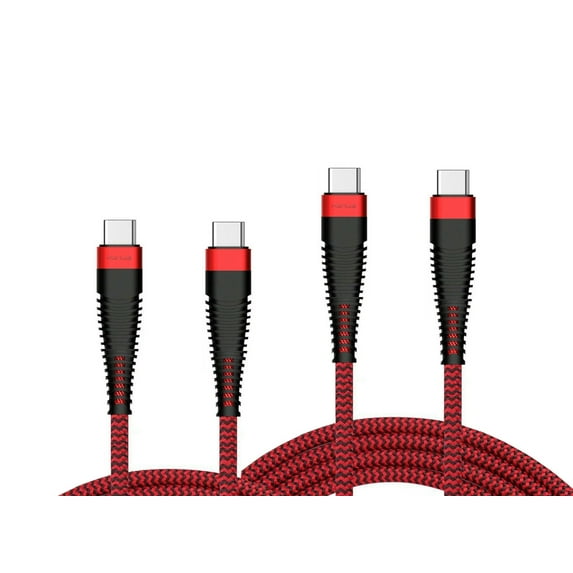 Fast Charge 6ft and 10ft Long PD USB-C Cables for Motorola Edge (2024)/(2022) - Cord Power Wire TYPE-C to TYPE-C Data Sync High Speed