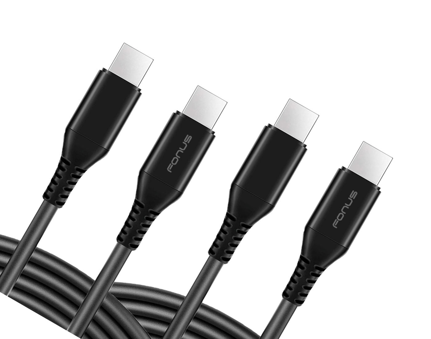 Fast Charge 6ft and 10ft Long PD USB-C Cables for Samsung Galaxy Z Flip4/Flip3 5G - TYPE-C to TYPE-C Cord Power Wire Sync High Speed