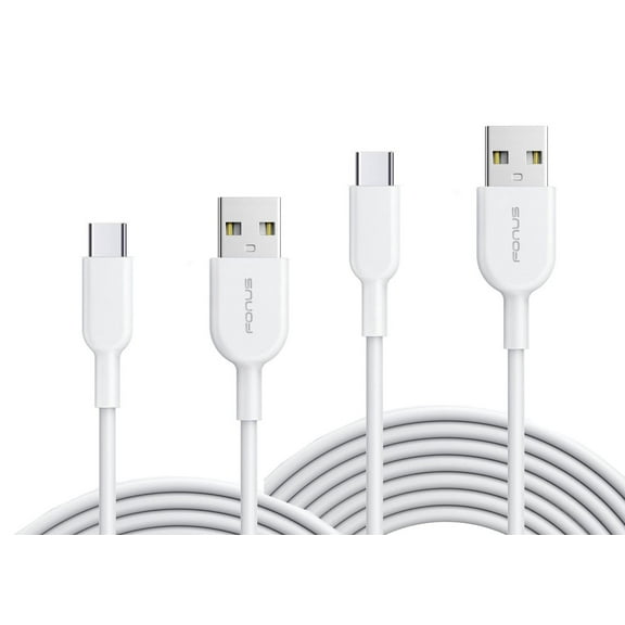 Fast Charge 6ft and 10ft Long USB-C Cables for Google Pixel 8a/6a/6 Pro - TYPE-C Cord Power Wire Data Sync High Speed