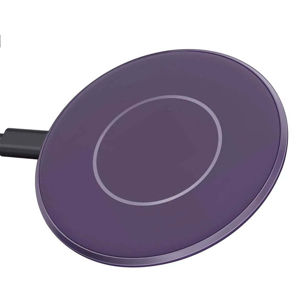 Fast Charge Purple 15W Wireless Charger for T-Mobile REVVL 7 PRO 5G