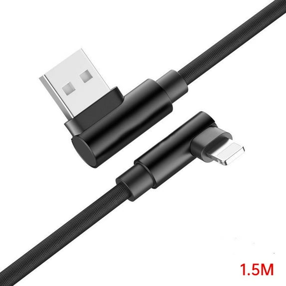 Fast Charge with 90 Degree Connector Tangle-Free Micro USB Type C Phone Cable