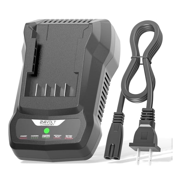 51.6W Fast Charger Compatible with Bissell XR 24VBattery 4054 and Greenwork 24V Battery 29842 29852 29322