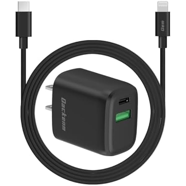 Fast Charger Fits for iPhone 14 13 12 【MFi-Certified】 Fast Charging 20W PD USB C Wall Charger Block with 5FT Charging Cable Compatible with iPhone 14/13/12/11/Plus/Pro/Pro Max/Mini/Xs Max/XR/X, iPad
