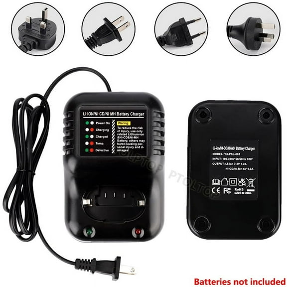 Fast Charger Nail Gun 6V 7.2V Li-ion Battery Ni-MH Ni-CD Battery Charger For Paslode 404717 B20544E BCPAS-404717 902654