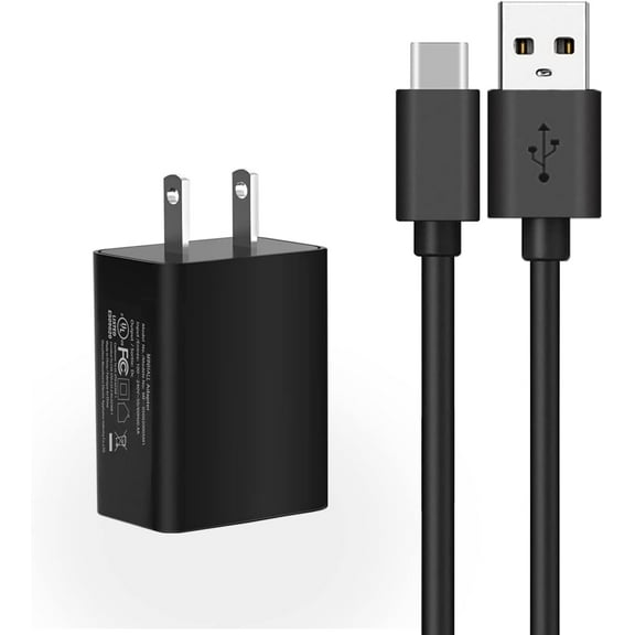 Fast Charger for Samsung Galaxy Tab S7, Tab S7 FE, Tab S7+ Plus, SM-T870 SM-T878 SM-T970 SM-T978 SM-F707 Tablet USB C Quick Charge 3.0 Wall Charger AC Adapter Charging Cable Cord - UL Listed