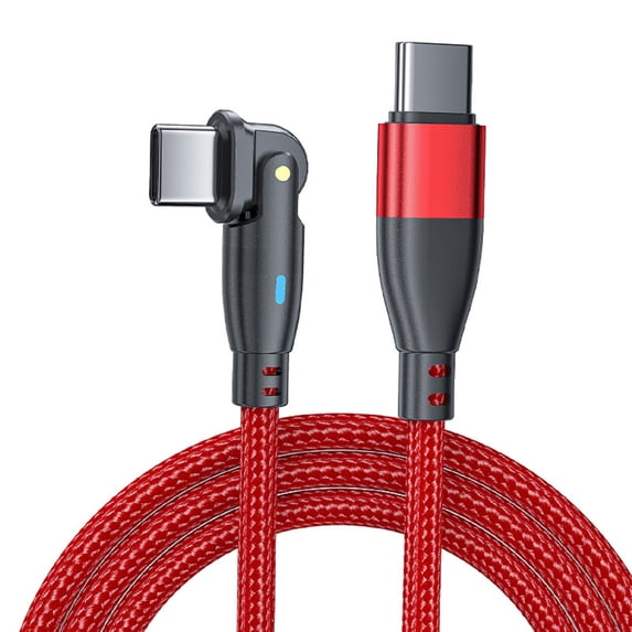 Fast Charger USB C Cable 6.6ft, 60W USB C to USB C Cable Fast Charging Type C Charger Cord Compatible with iPhone 17/16/15 Pro Plus Max, iPad, Galaxy S26/S25, Laptop and More, Red