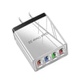 thumbnail image 1 of Fast Charging 3.0 Wall Charger, 4-Port USB Charger Block, Multi USB Power Adapter, Dual Charging Box Plug Brick Cube Compatible for iPhone 17 16e 16 15 Pro Max,iPad,Samsung S25 S24,Pixel 7, 1 of 7