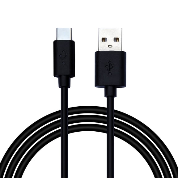 Fast Charging 3 ft USB-C Type-C Data Sync Charger Charging Cable Compatible with Razer Phone 2, Phone, Samsung Galaxy A90 5G (Black)