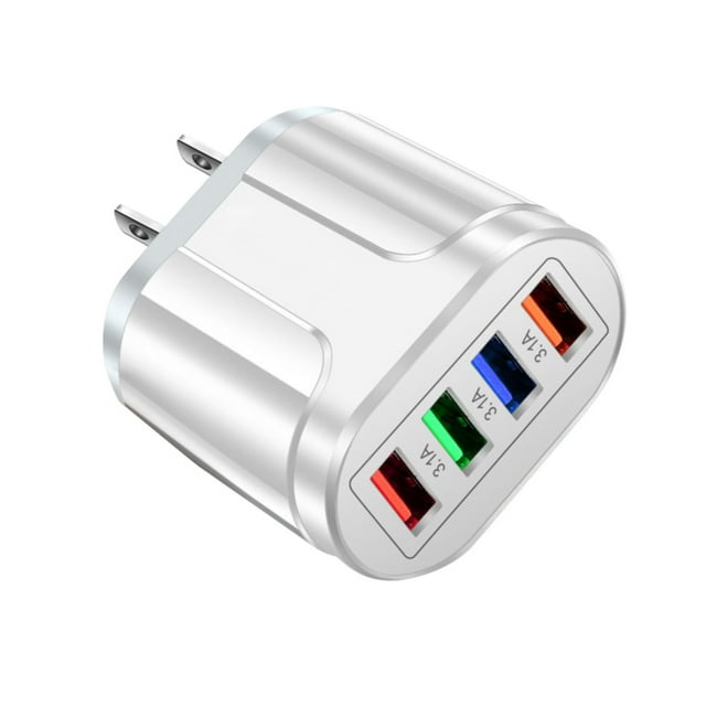 Fast Charging Android Power Cord Glowing USB Phone Charger Portable 4