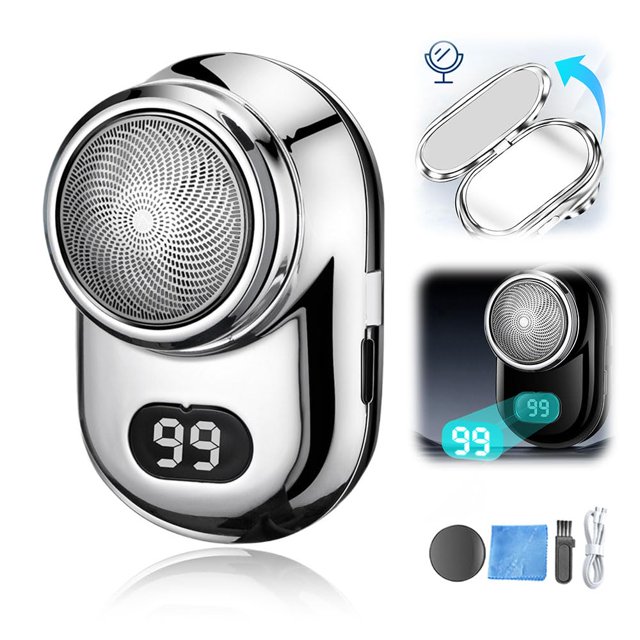 Fast Charging Digital Display Mini Shaver, 2024 Upgrade Electric Razor
