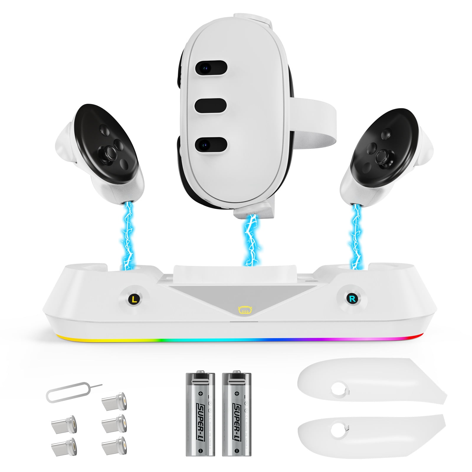 Fast Charging Dock Compatible with Meta Quest Charging