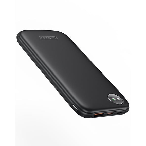 Fast Charging Power Bank, 10000mah Portable Charger for iPhone, 22.5W USB C in&Out Battery Pack Phone Charger Portable, Slim Powerbank for iPhone 17/16/15 Series, Samsung, Google,Android