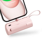 Portable Charger, Mini Power Bank for iPhone 17 16 15 14 13 12, 4500mAh Battery Pack for Android, Pocket Sized with Dual