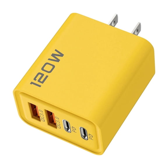 Fast Charging USB Type C Charger 120W 4 Port PD Quick Charge 3.0 For iPhone Samsung Xiaomi Huawei EU US UK Plug Phone Adapter