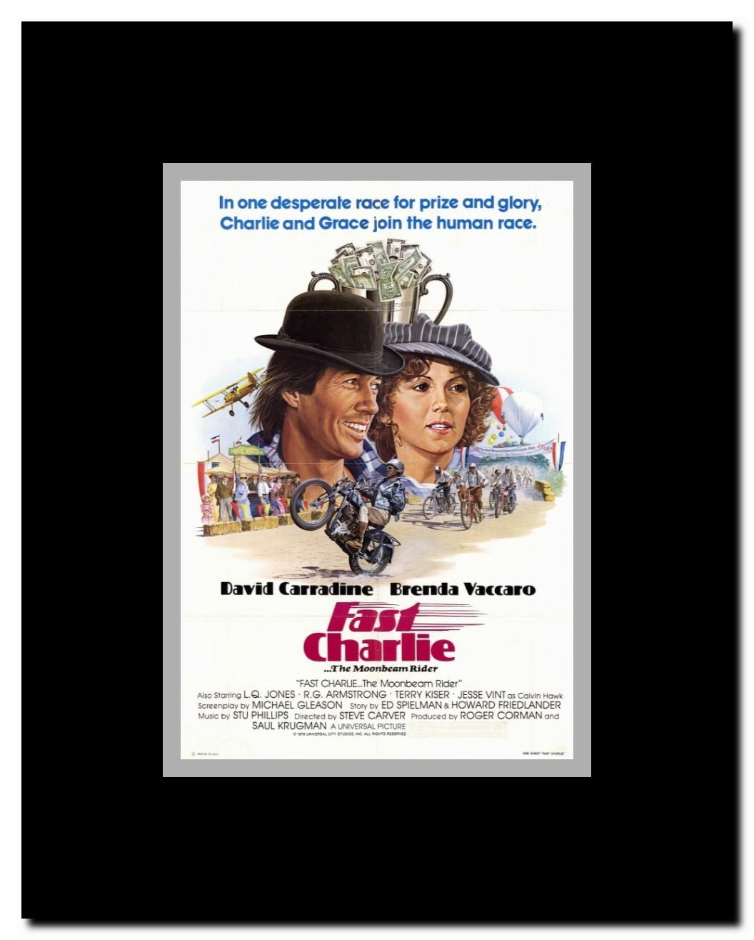 Fast Charlie... the Moonbeam Rider Framed Movie Poster