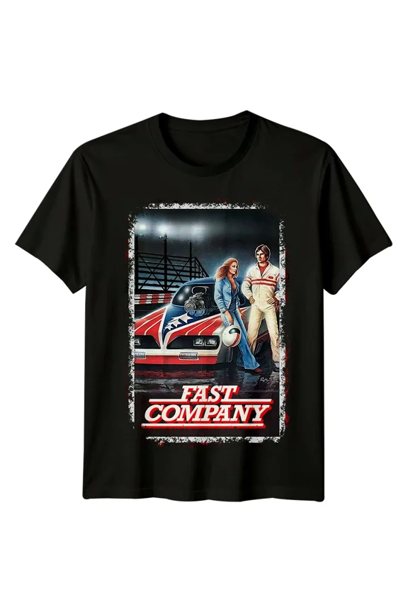 Fast Company (1979) Movie Poster Inspired T-Shirt Retro 70s Tee Unisex