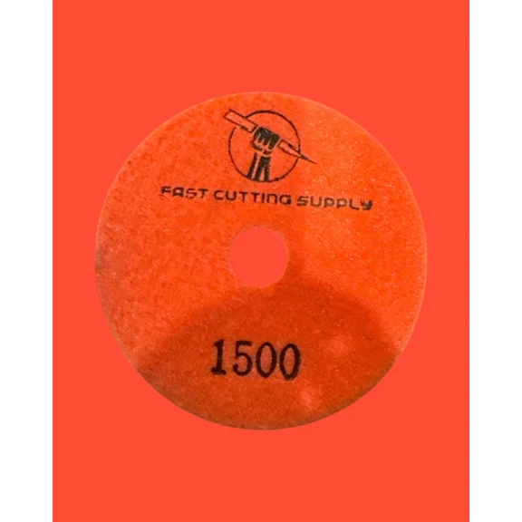 Fast Cutting Supply Diamond Polishing Pad 1500 Grit, Professional Stone Grind