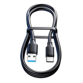 Fast Data Transfer & Charging Cable USB 3 Type C Charges & Data Cable Plastic for Smartphones Tablets & Gaming Devices