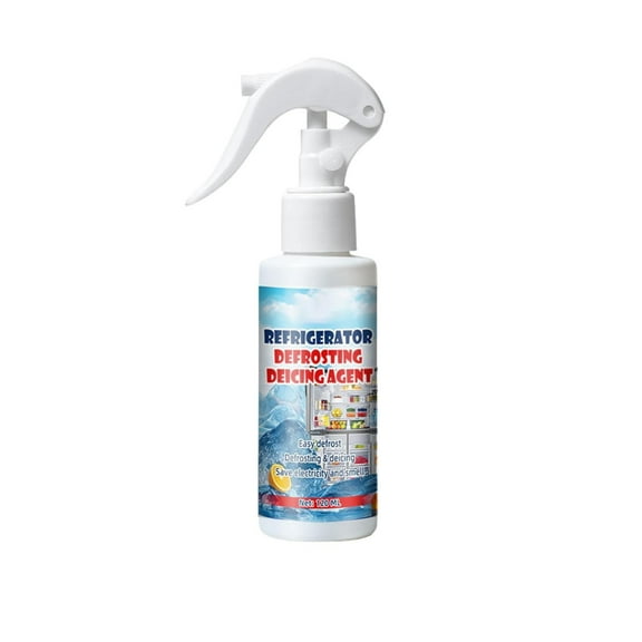 Fast Defrost Spray for Refrigerator Freezer,Quick Ice Melter,Cooler Cleaner Deodorizer,Fridge Defrosting Solution,Non-Toxic Degreaser,Kitchen Appliance Maintenance,Odor Eliminator,Frost Remover