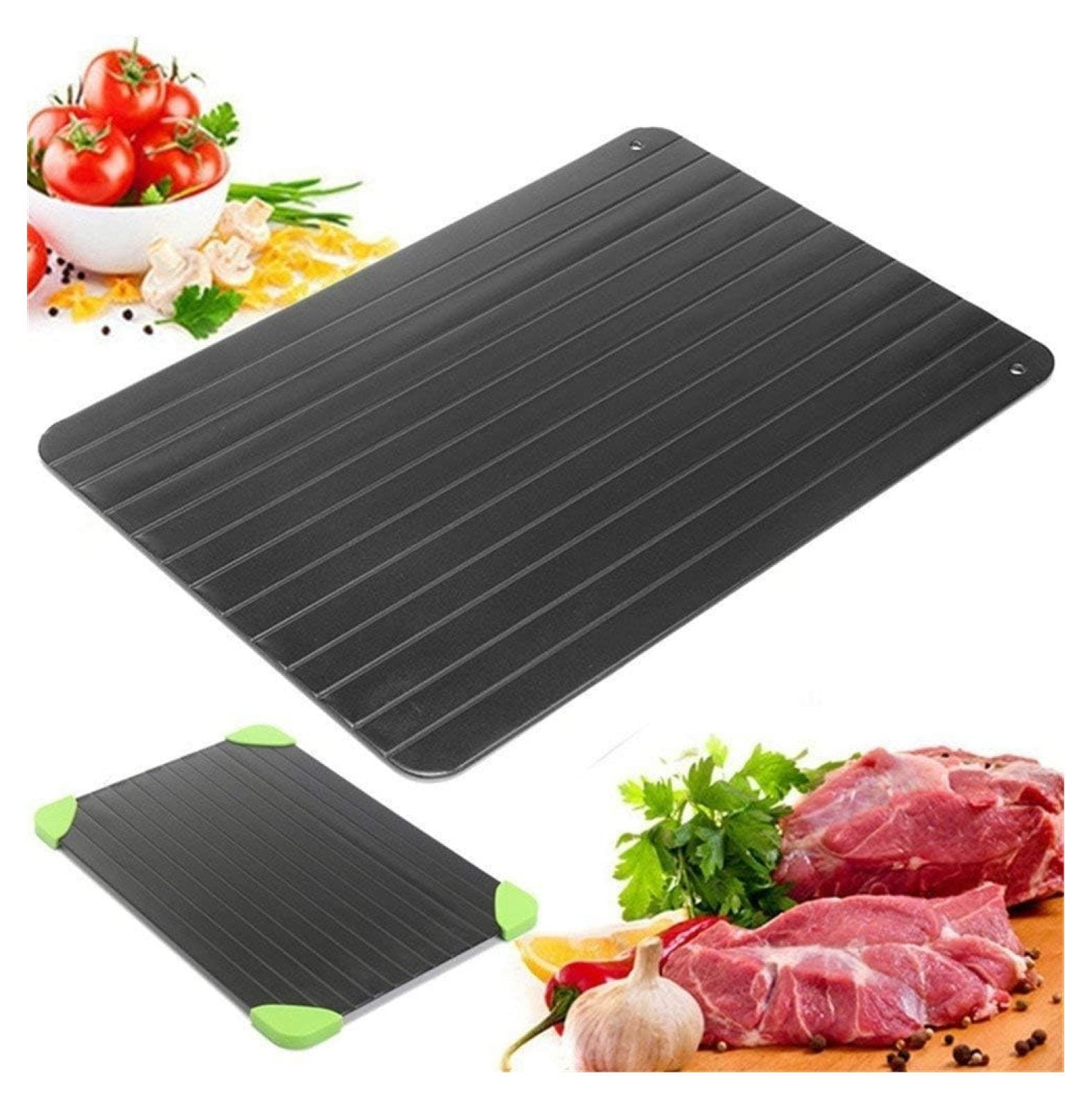 Fast Defrosting Tray for Frozen Food Thawing Plate Defrost Meat/Frozen Food Quickly without