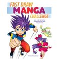 thumbnail image 1 of Pre-Owned Fast Draw Manga Challenge: 50+ Step-By-Step Characters and Creatures (Paperback) 1440354103 9781440354106, 1 of 1