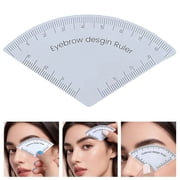 Fast Drawing Eyebrow Design Ruler, Instant Brow Shaper, Reusable Brow Shaping Stencil, Mapping Tool Template Kit
