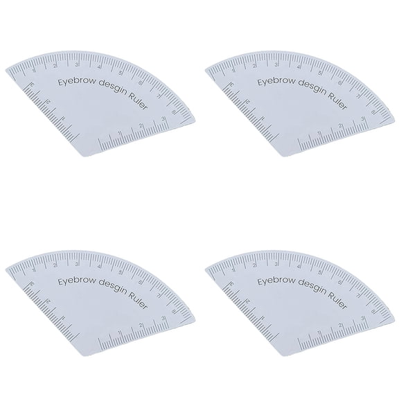 Fast Drawing Eyebrow Design Ruler Microblading Mapping Tool Shaping Makeup Drawing Ruler Supplies Reuse,5 cm,Black