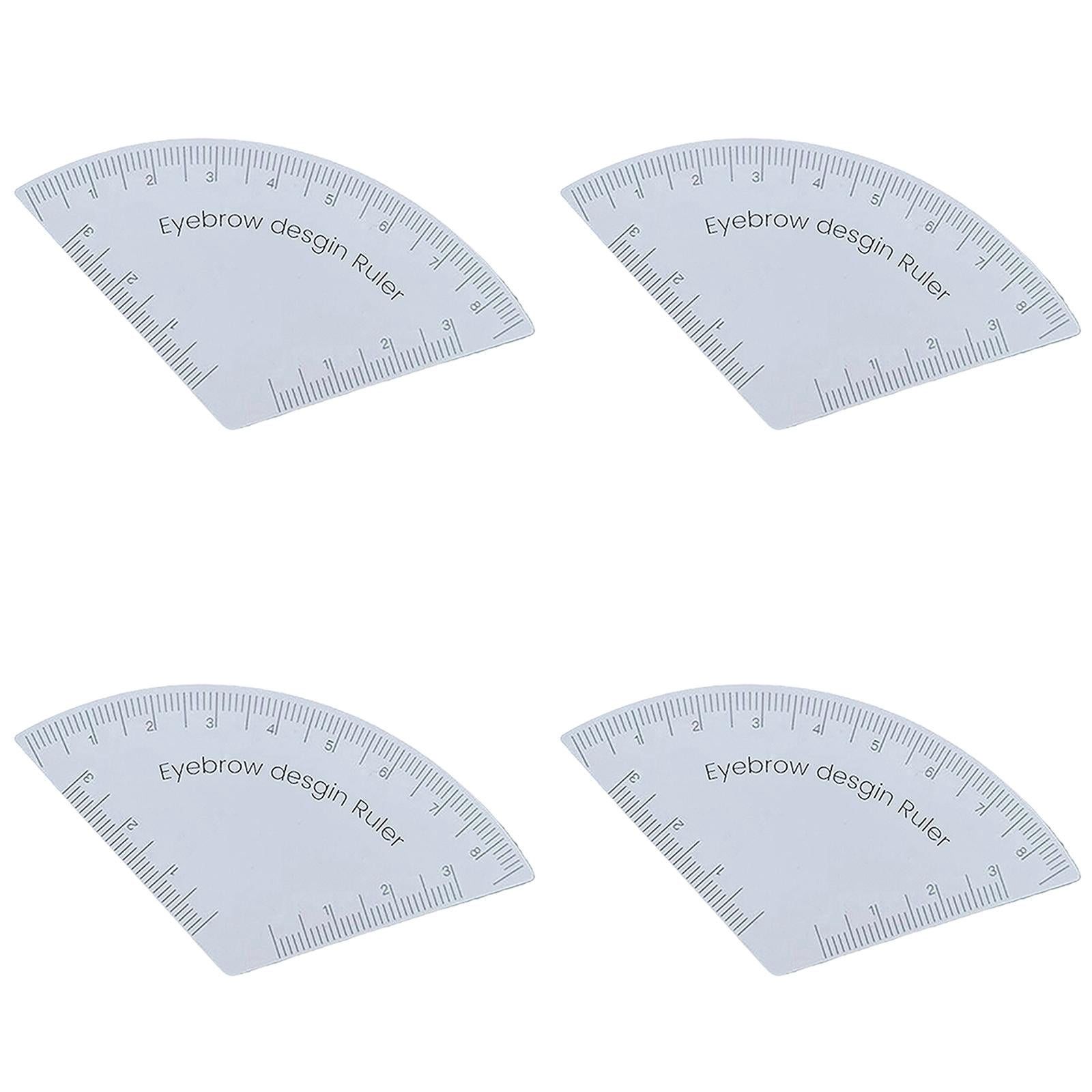 Gear Pattern Drawing Ruler Fast Drawing Eyebrow Design Ruler Microblading Mapping Tool Shaping ...