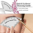 thumbnail image 1 of Fast Drawing Eyebrow Designs Ruler Microblading Mapping Tool Shaping Permanent Makeup Drawing Guide Ruler, 1 of 8