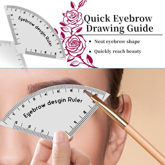 Fast Drawing Eyebrow Designs Ruler Microblading Mapping Tool Shaping Permanent Makeup Drawing Guide Ruler