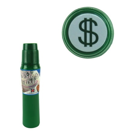 Fast Drying Bright Green Ink Dauber Money Color Dollar Sign Bingo Game Accessory