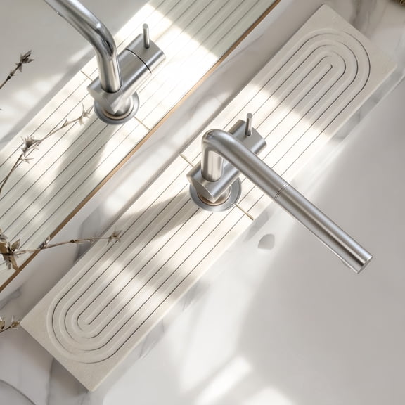 24 Inch Kitchen Sink Splash Guard, Diatomite Faucet Mat for Kitchen Sink,Fast Drying Sink Protectors for Kitchen Sink