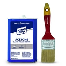 Fast-Drying Effective Solvent for Cleaning Residue - Acetone 1 Qt Klean Strip with Centaurus AZ Brush