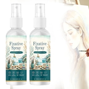 Fast Drying Fixative Spray,Oil Pastel Fixative Spray,Protects Charcoal & Pastels from Smudging,Dries Fast & Lasts,Drawing, Protect the Painting, Extend Preservation Time, for Artists & Students