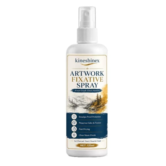 Fast Drying Fixative Spray for Charcoal, Pastel & Sketching