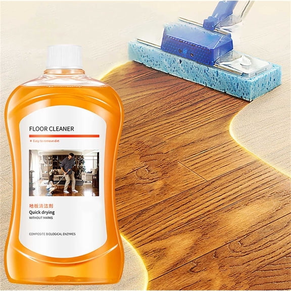Fast Drying Floor Cleaner for Brightening, Floor Cleaner for Mopping Ceramic Tiles, Powerful Floor Cleaner for Wooden Floors and Laminate 500ml