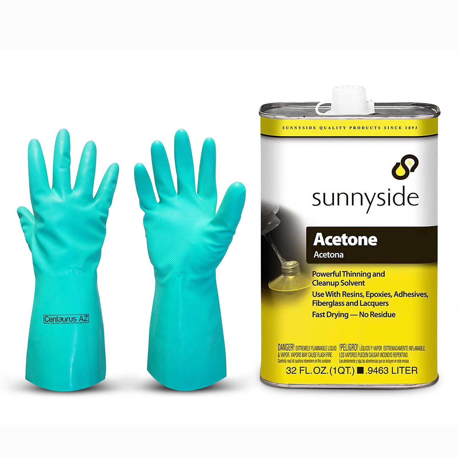FastDrying Sunny Side Acetone 1 Qt Acetone Paint Thinner Paint