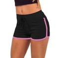 thumbnail image 1 of Fast Drying Women Shorts Block Elastic Waist Short Pants With Drawstring, 1 of 2