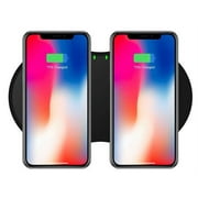 Azpen DualPower - FAST 10W Qi Wireless Dual Charging Pad C200