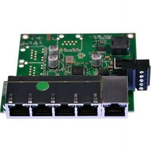 Fast Ethernet 5 Port Embedded Temperature Range of-40 to Plus 176F