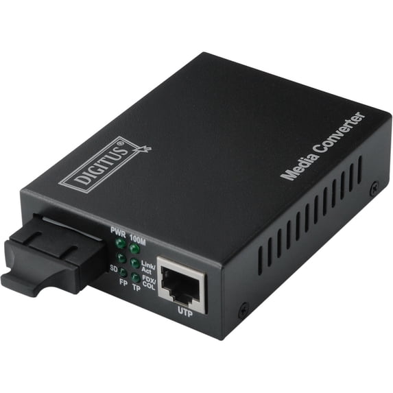 Fast Ethernet Media Converter, RJ45 / SC